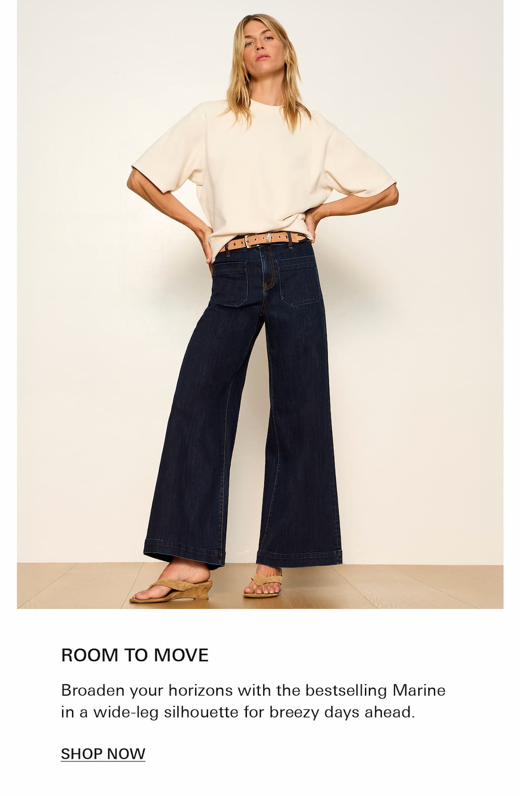 The New wide-leg marine in magnetic