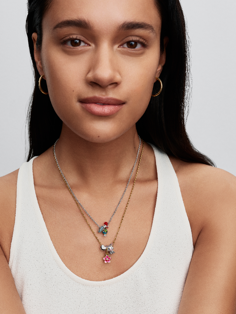 Disney Vaiana Blomster Charm med Vedhæng