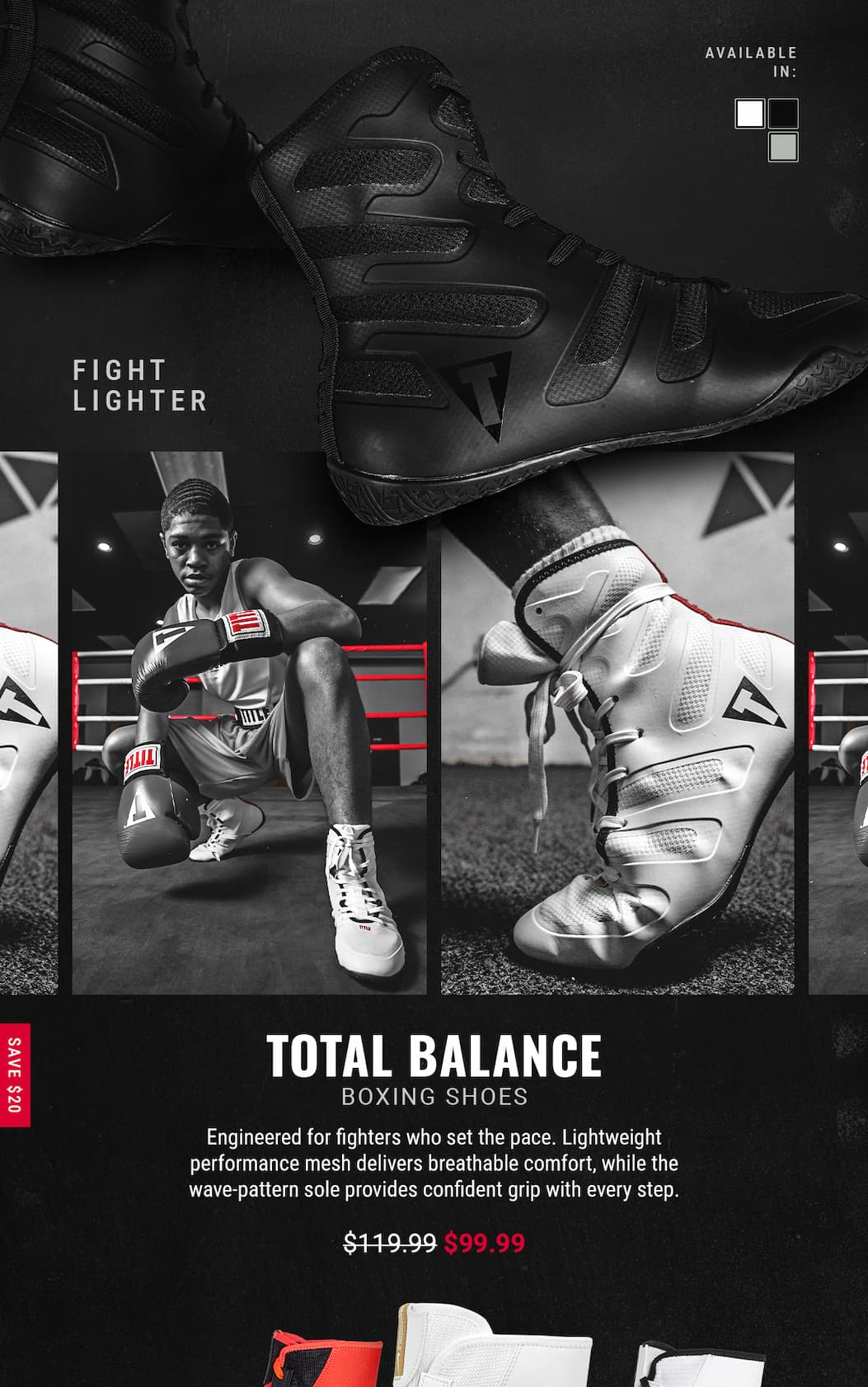 SHOP TOTAL BALANCE BOXING SHOES