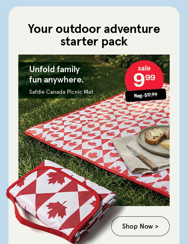 Safdie Canada 'Maple Leaf' Picnic Mat