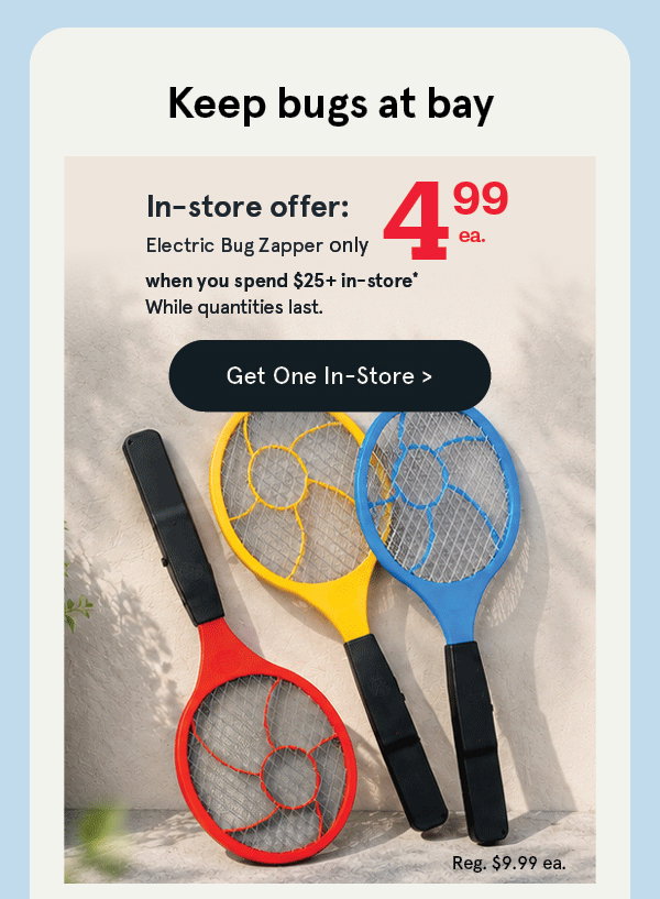 Sunny Dayz Zap-It Electric Mosquito and Bug Zapper