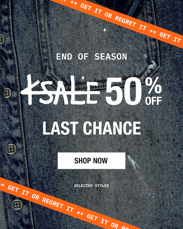 last chance 50% Ksale