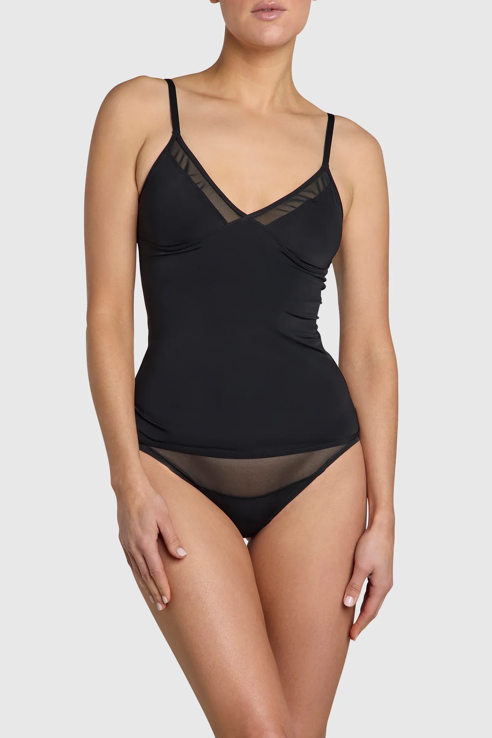 Image of The Sheer Vest Black