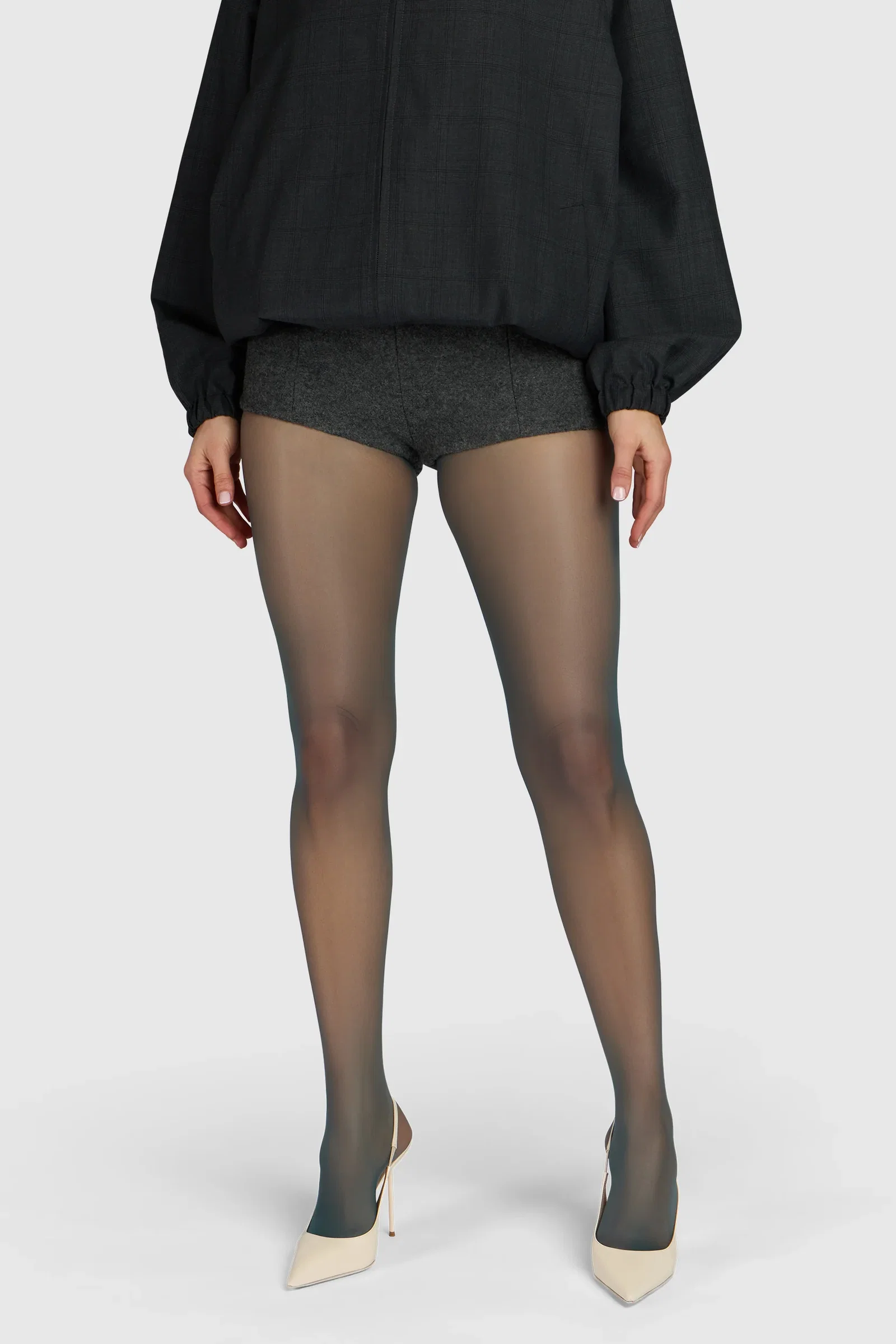 Image of The Thirty-Five Semi-Opaque Tights Dark Teal