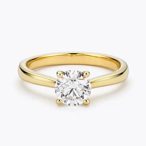 9ct Yellow Gold 1ct Lab Grown Diamond Solitaire Ring