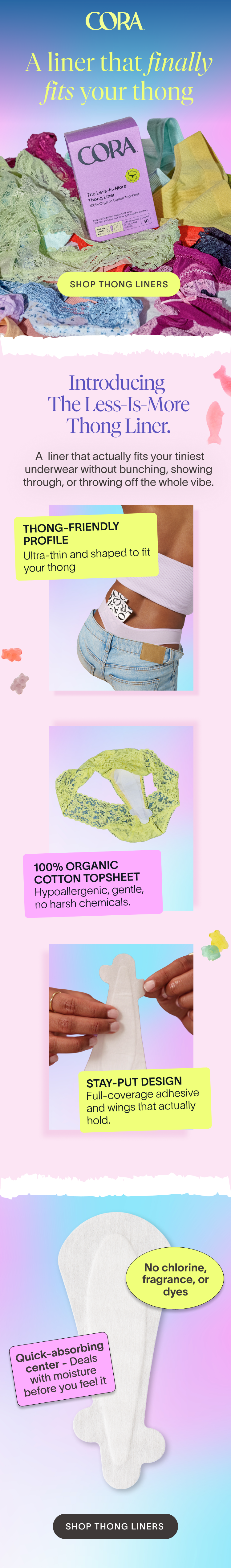 A liner that finally fits your thong