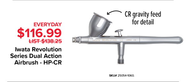 Iwata Revolution Series Dual Action Airbrush - HP-CR
