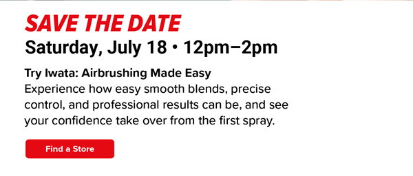 Save the Date! Saturday, July 18 12pm to 2pm