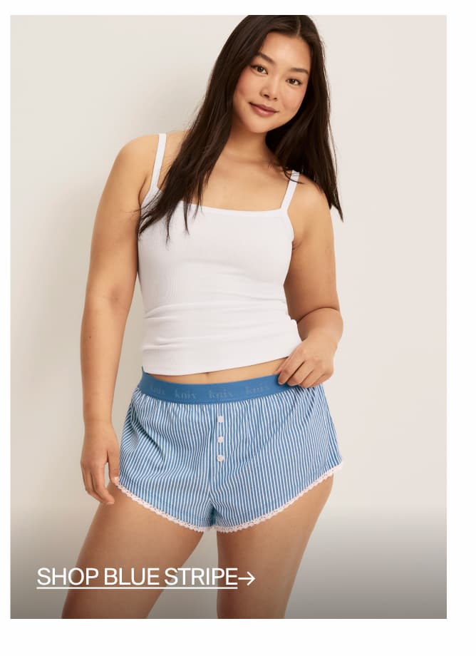 Shop Blue Stripe Mini Boxer