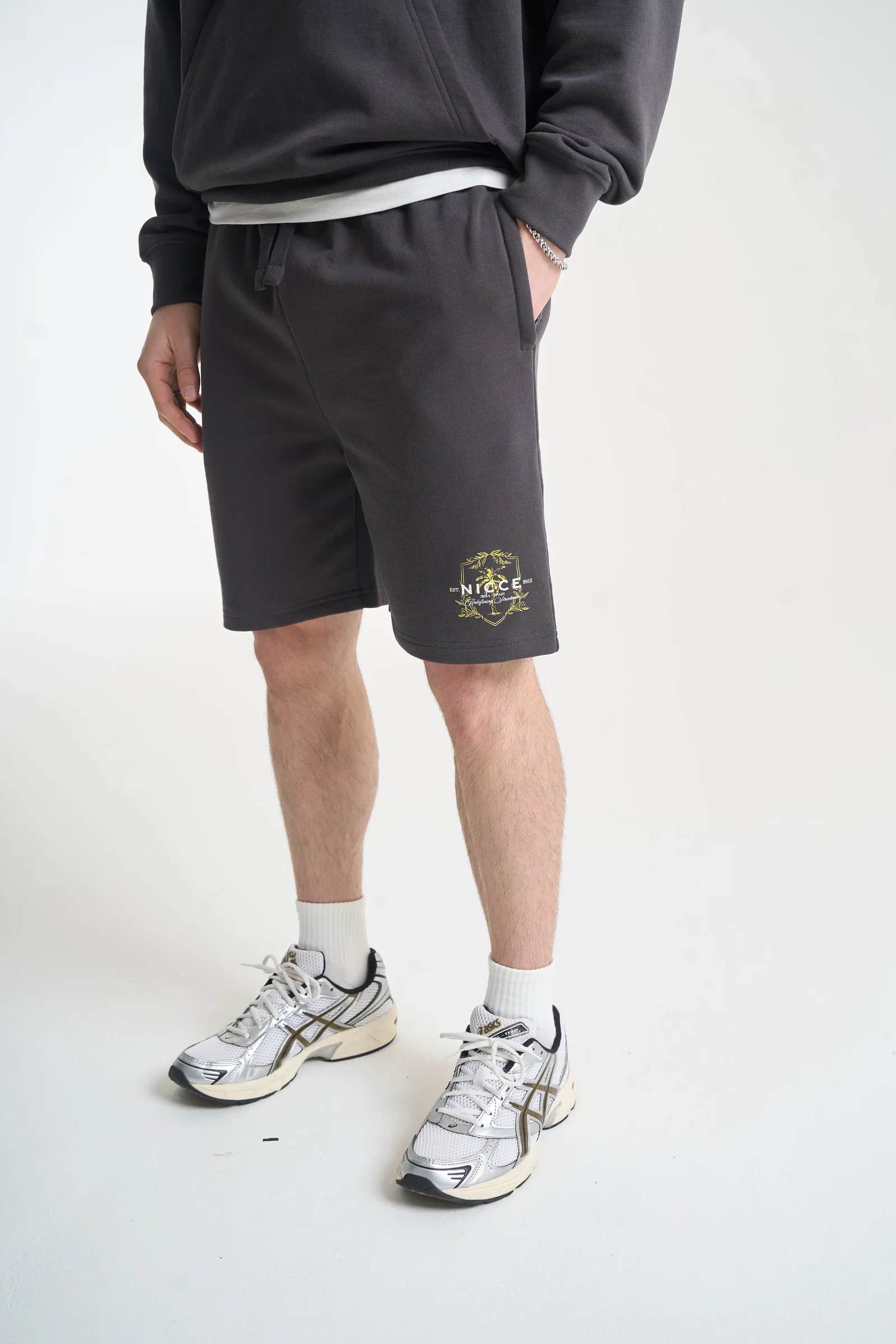 Image of NICCE Mens Cresta Shorts | Coal