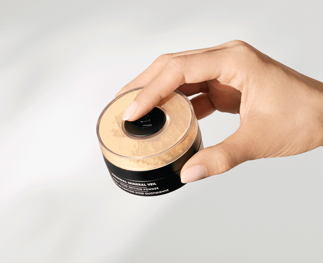 Original mineral veil daily dose setting powder Application