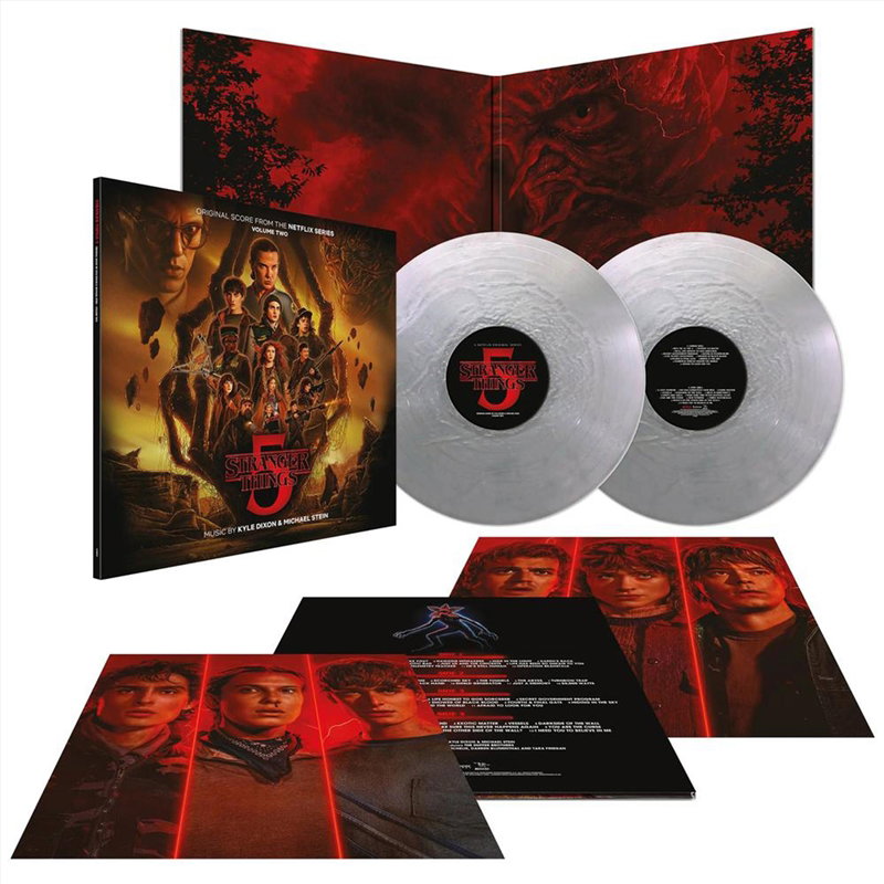 Stranger Things 5: Original Score - Volume Two - Metallic Silver Vinyl