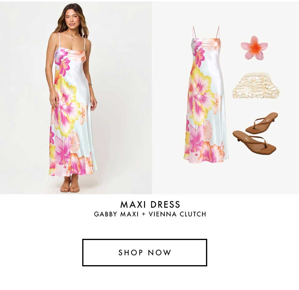 Gabby Maxi & Vienna Clutch - Shop Now