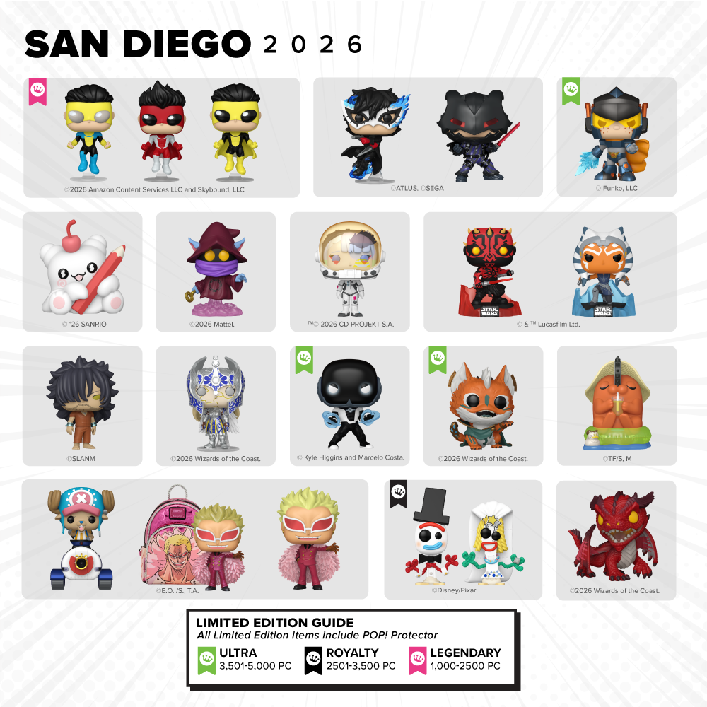 SDCC 2026 Exclusives