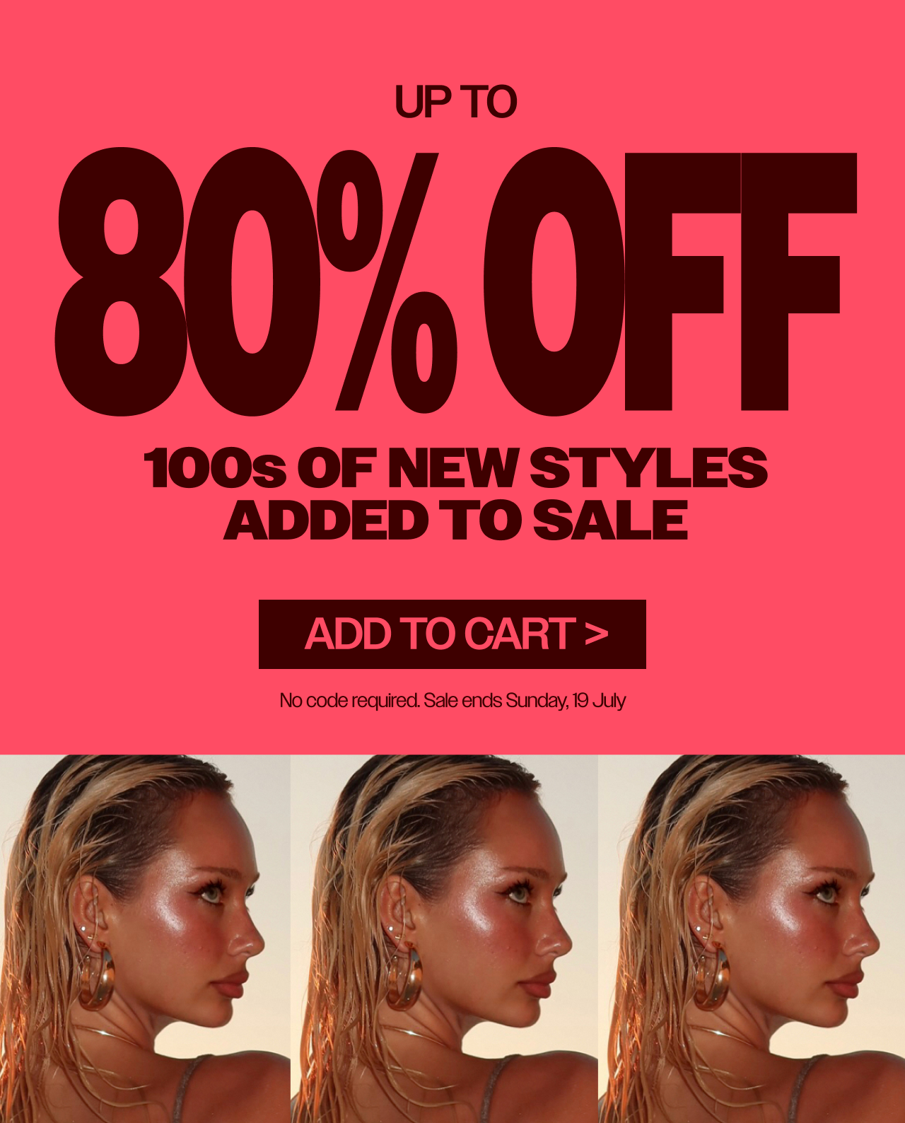 That thing you wanted? Yeah, it’s on sale >