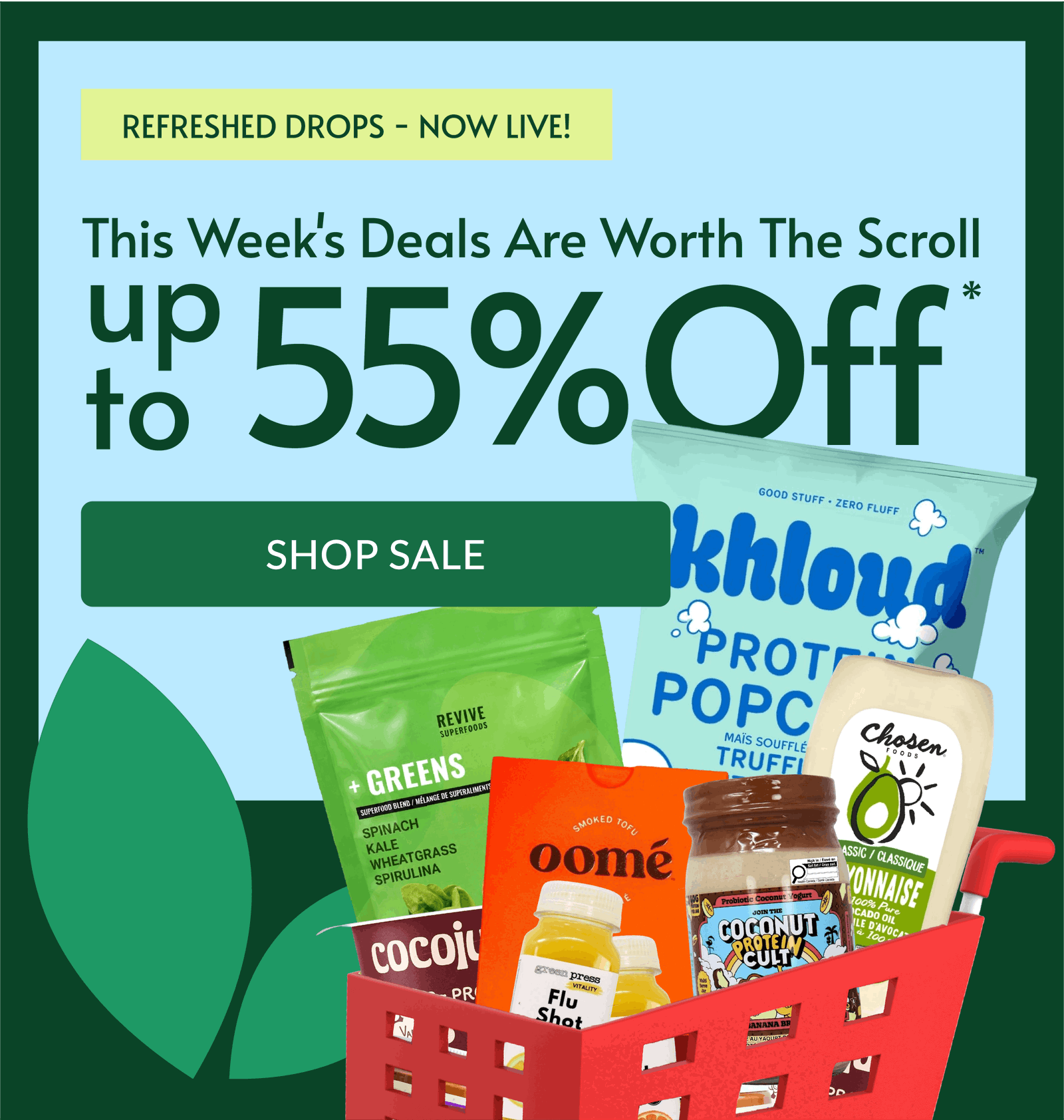 HERO SALES BANNER / UPTO 55% OFF