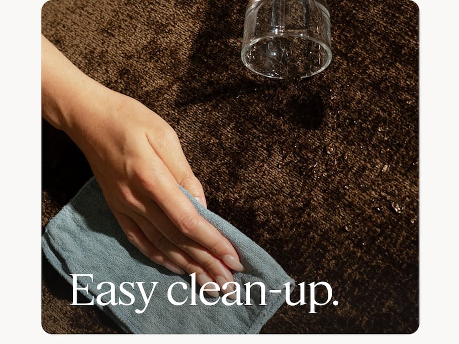 Easy clean-up.