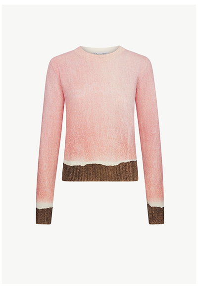 Ombré Crewneck Pullover