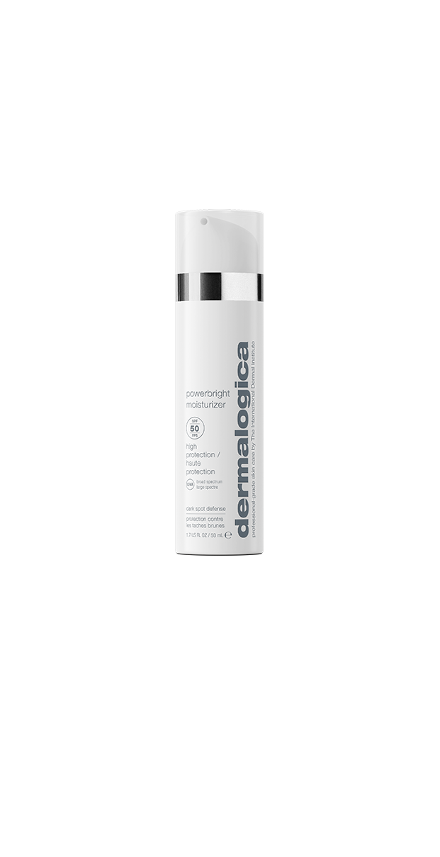 powerbright moisturizer spf50 - lisse, uniformise et estompe les taches