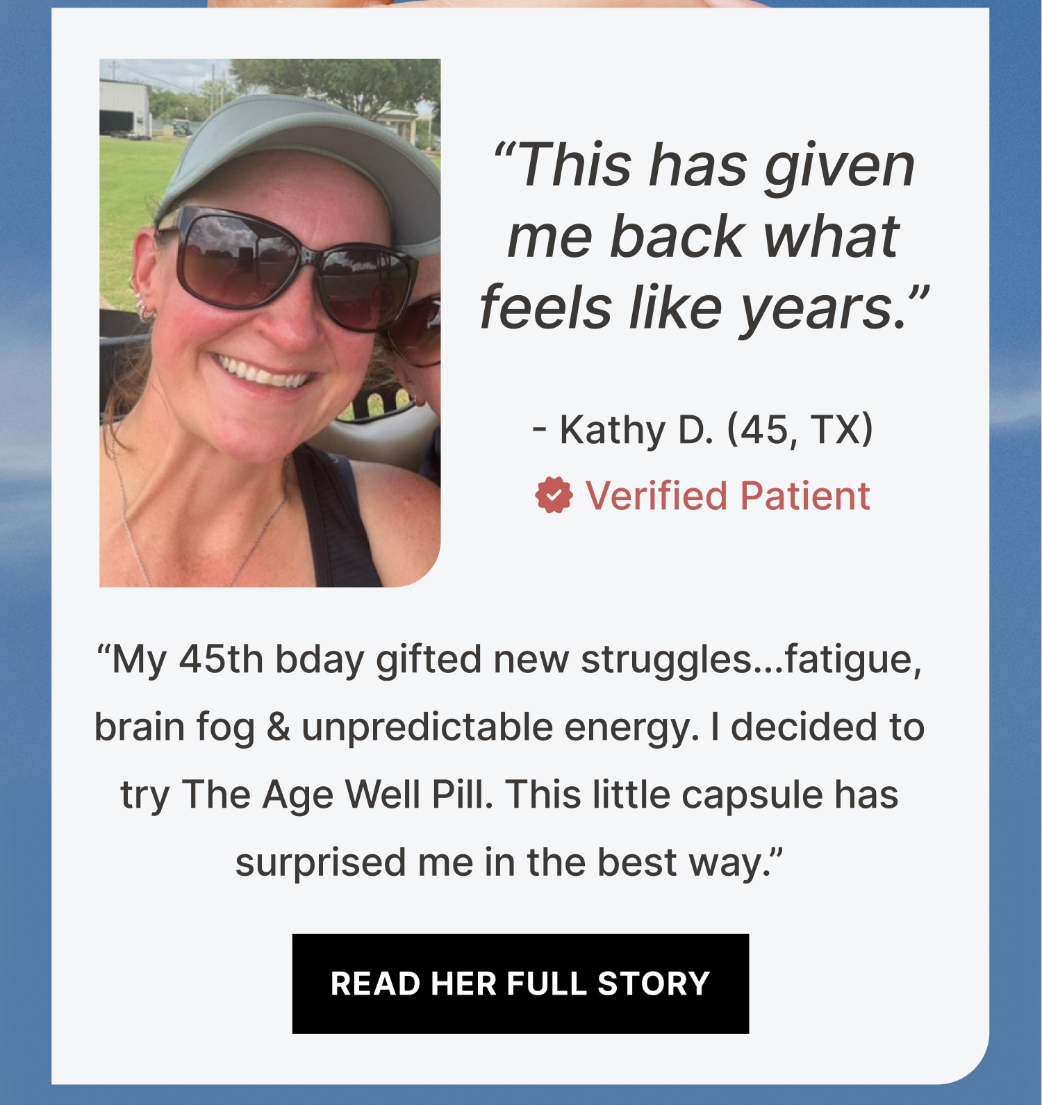 Kathy D's Real Review of The Age Well Pill