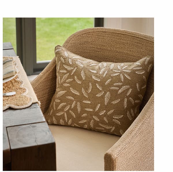 Shop Amelia Embroidered Decorative Pillow Cover