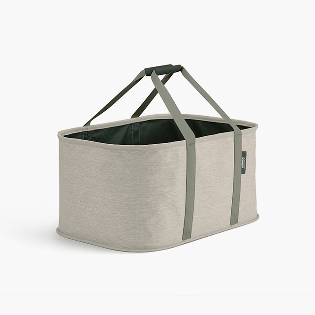 Hold-All™ Ecru Collapsible 35L Laundry Basket