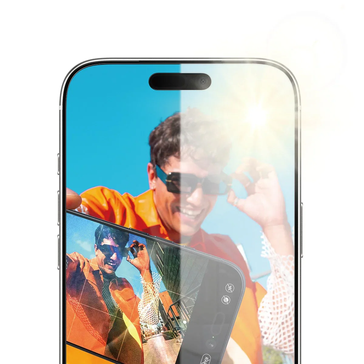 Image of PanzerGlass® Anti-Reflective Armor Screen Protector iPhone 17 Pro Max w. EasyAligner