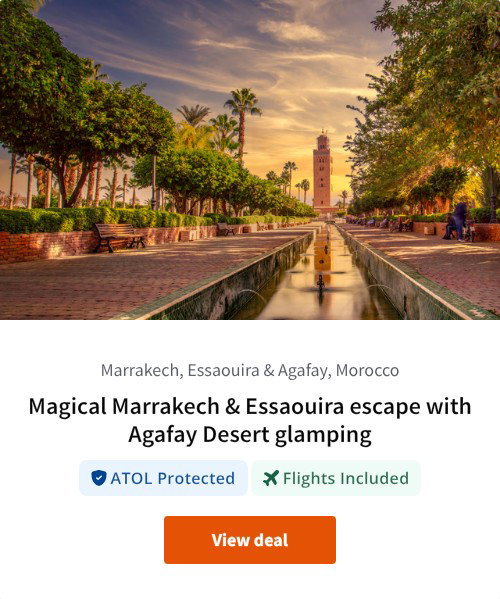 Magical Marrakech &amp; Essaouira escape with Agafay Desert glamping