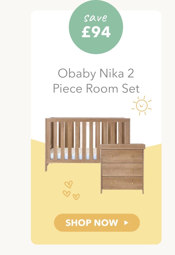 Obaby Nika 2 Piece Room Set