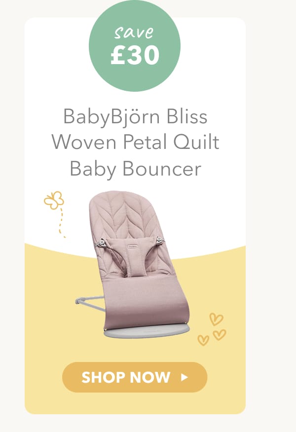 BabyBjorn Bliss Woven Petal Quilt Baby Bouncer