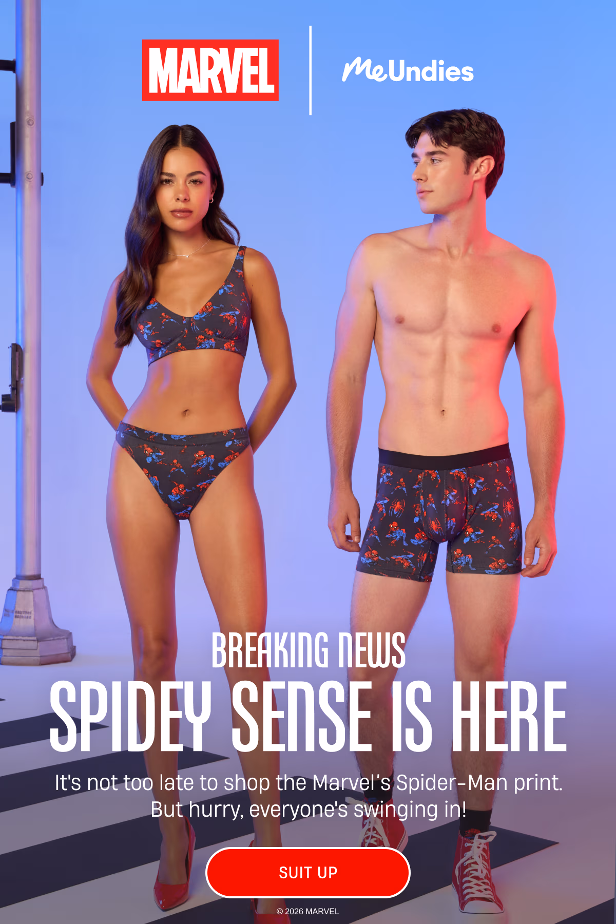 Marvel MeUndies | Spidey Sense Is Here | Suit Up