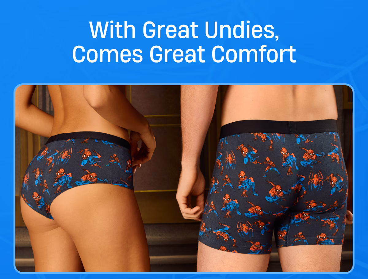 With great undies, comes great comfort