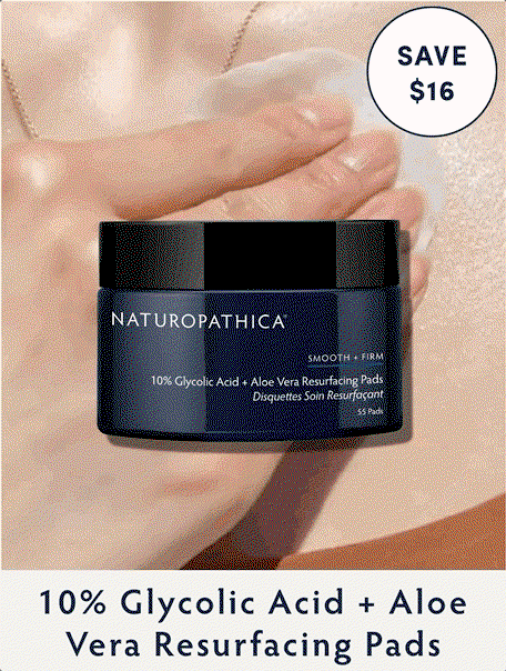 Shop 10% Glycolic Acid + Aloe Vera Resurfacing Pads
