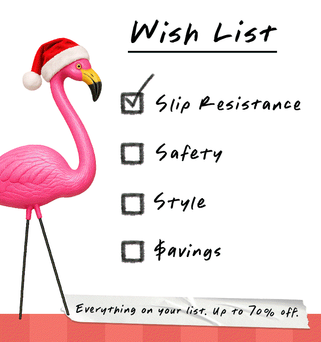 Everything on your list. Up to 70% off. 