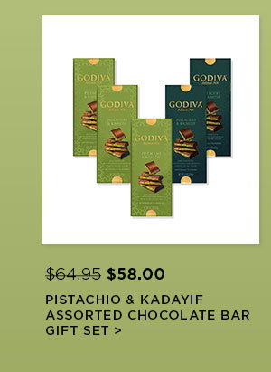 Pistachio & Kadayif Assorted Chocolate Bar Gift Set