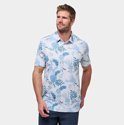 TravisMathew FEATHERWEIGHT ISLAND Halbarm Polo