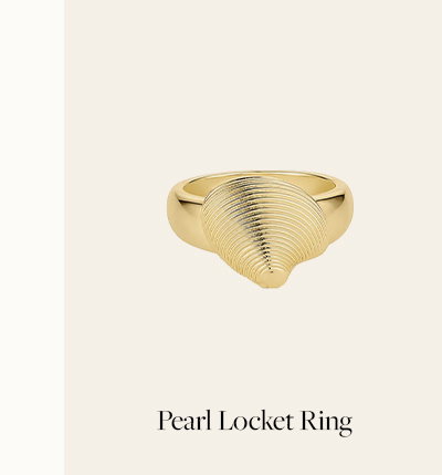 Pearl Locket Ring