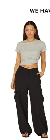 Grey Cotton T-shirt Short Sleeve Round Neck