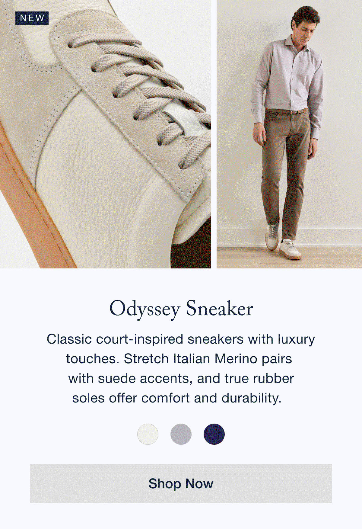 Odyssey Sneaker | 3 Colors | Shop Now
