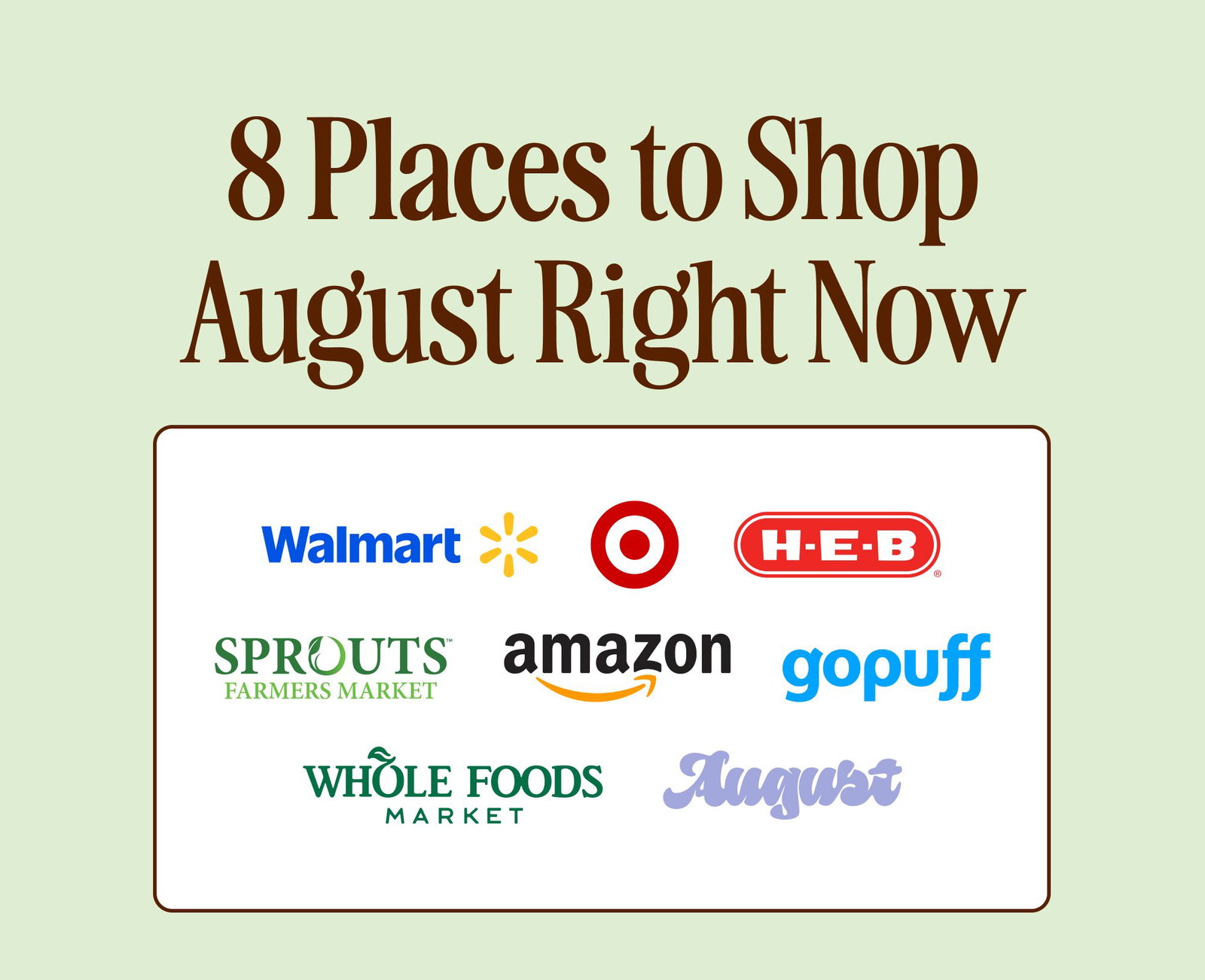8 Places to Shop August Right Now link