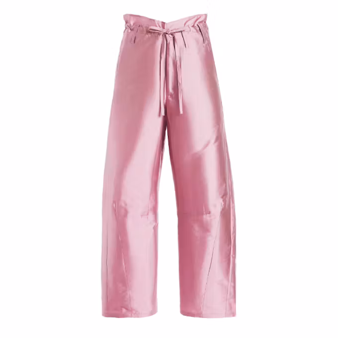 Techno Taffeta Barrel Pants