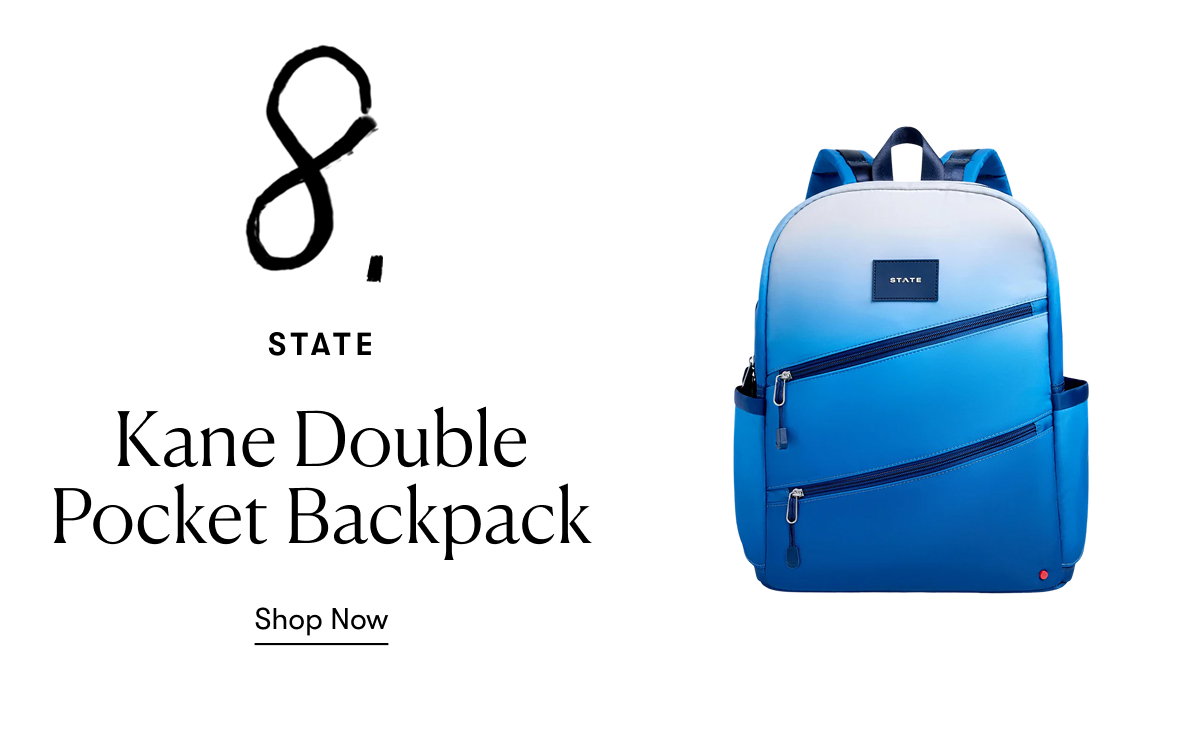 STATE: Kane Double Pocket Backpack 