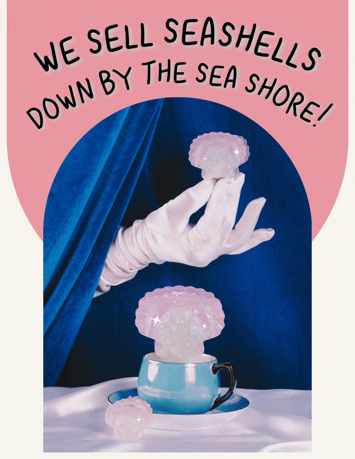 we sell seashells down by the sea shore!