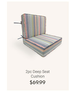 2pc Deep Seat Cushion