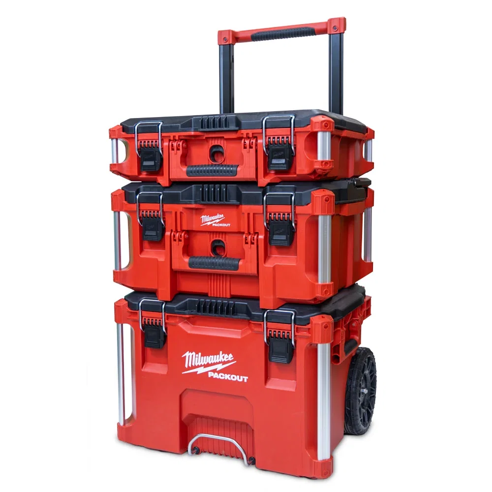 Milwaukee PACKOUT Tool Box Set with Low Handle