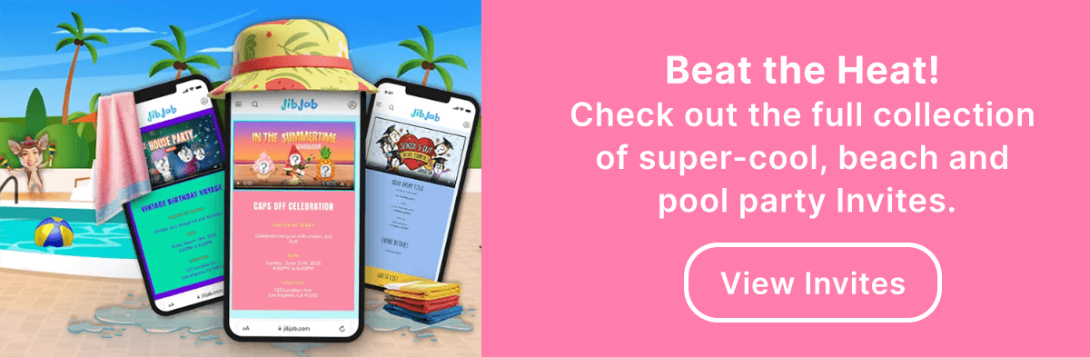 Check out all of our beach and pool Invites! 