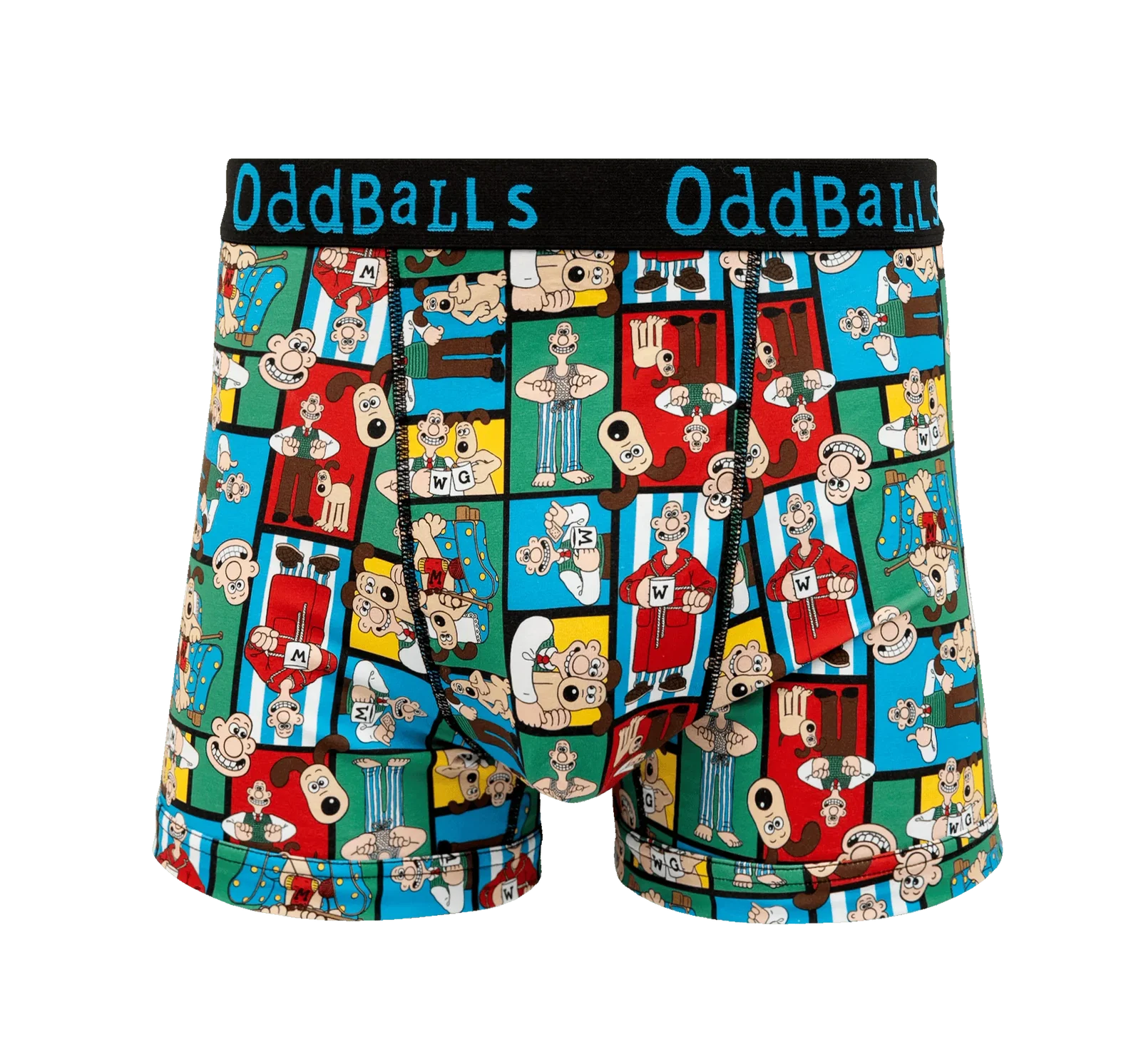 Image of Wallace & Gromit - Mens Cotton Boxer Shorts