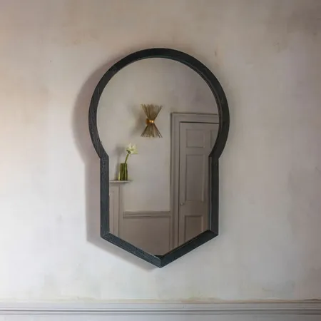 Adrianus Black Wall Mirror