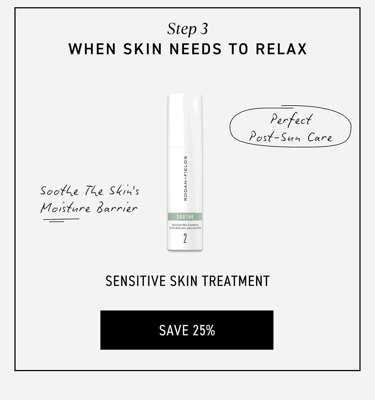 When Skin Needs to Relax, Shop Soothe Sensitive Skin Treatment