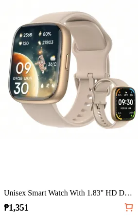 Unisex Smart Watch With 1.83 HD...